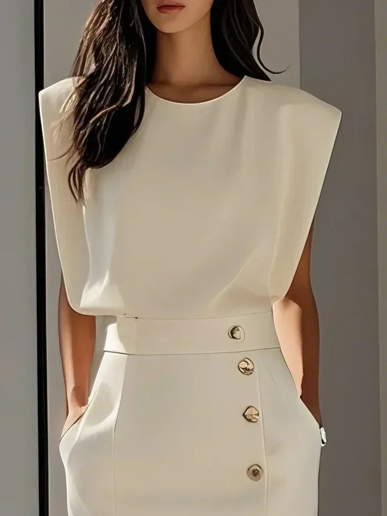 Miss | Jurk Dames Midi Relaxed - Polyester
