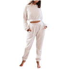 Co-ord set Dames Pluche Capuchon Casual Streetwear