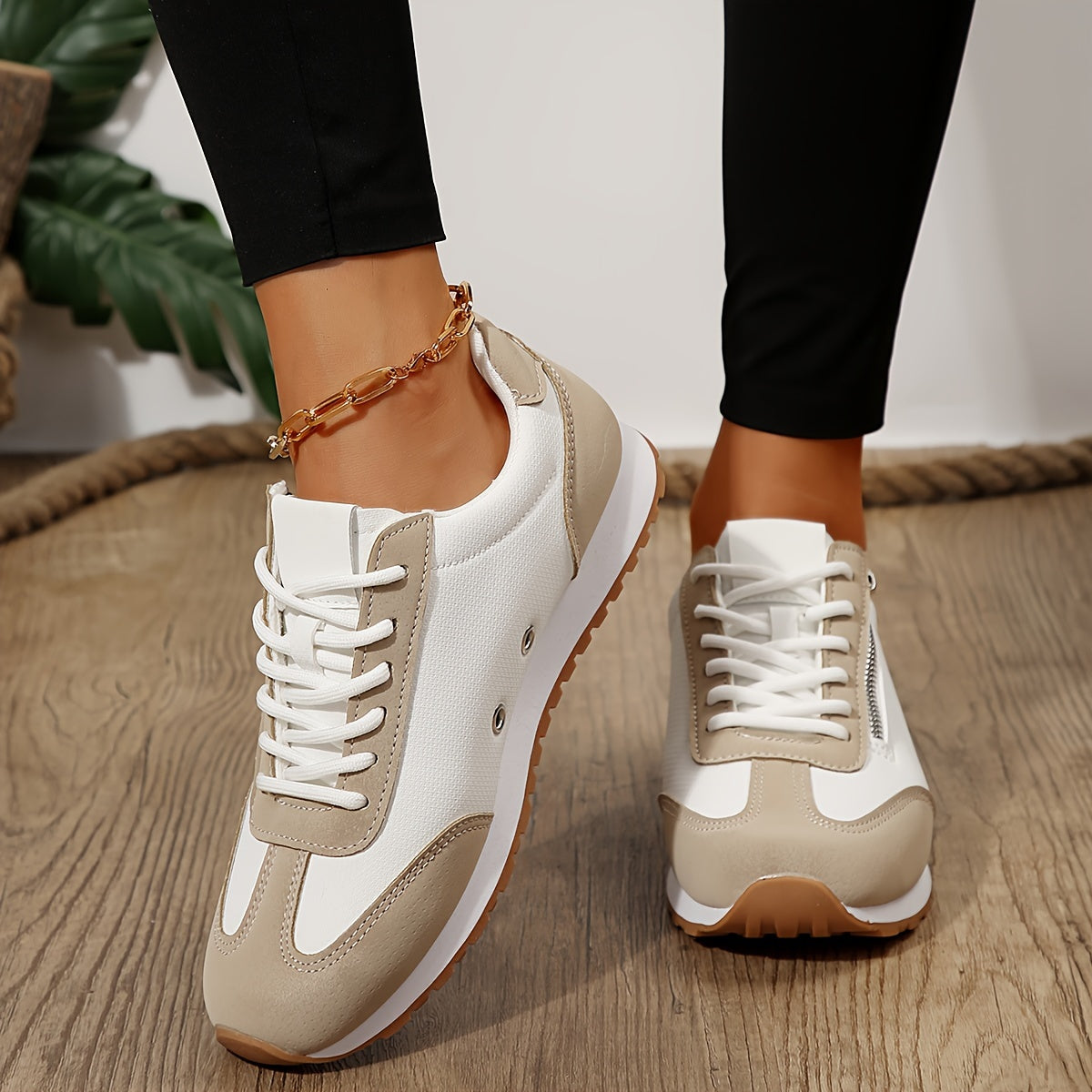 Sneakers Dames Brede Teenruimte Ondersteunend Voetbed