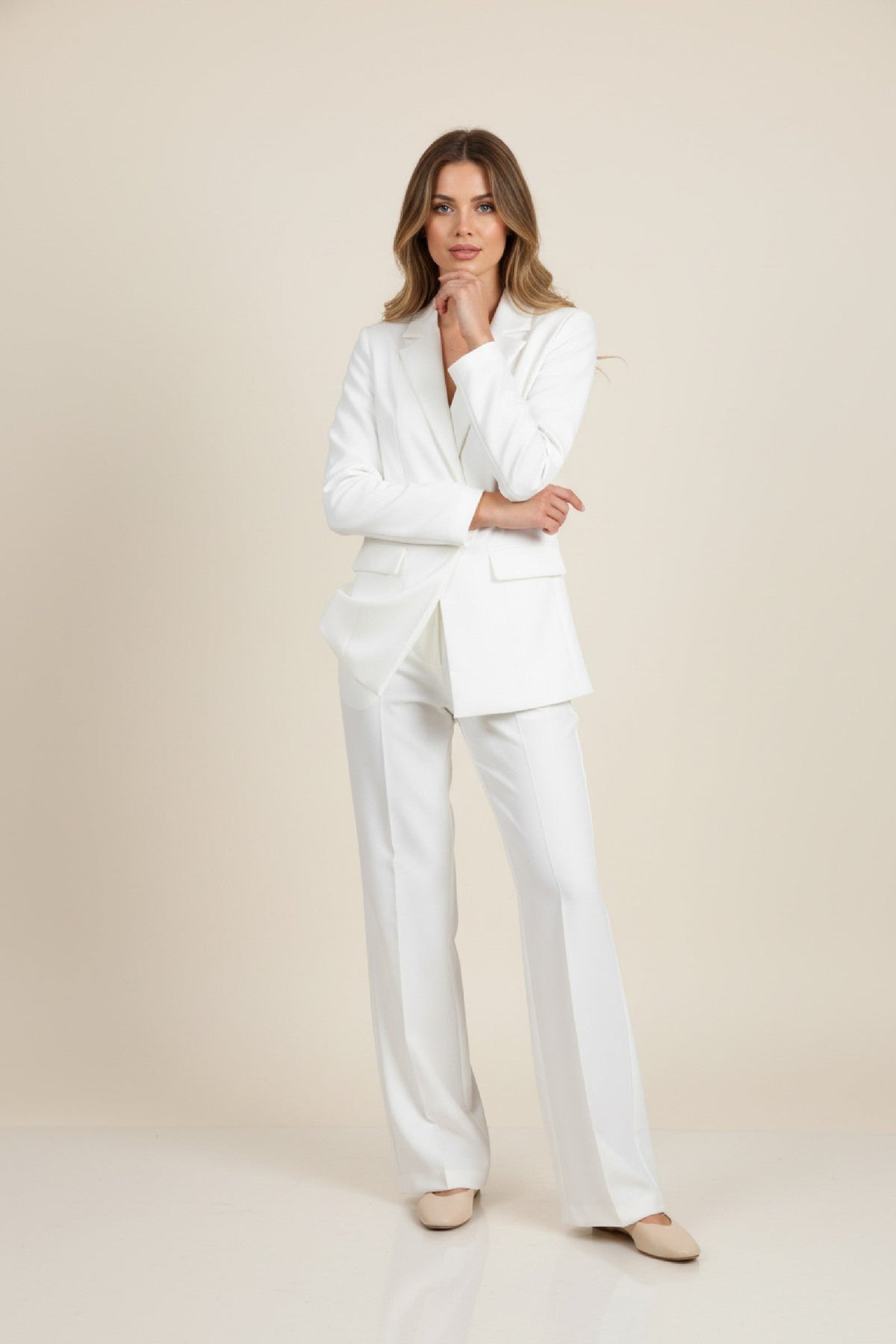 Miss | Tweedelige Set Dames Blazer + Broek Getailleerd – Co-ord Set