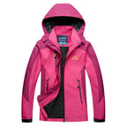 Outdoorjas Dames Waterdicht met Capuchon Regular Fit