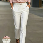 Miss | Broek Dames Slim-Fit Hoge Taille Taps Toelopende Pijpen