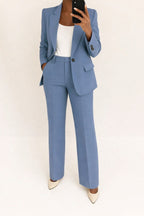 Miss | Tweedelige Set Dames Blazer + Broek Regular Fit – Co-ord Set