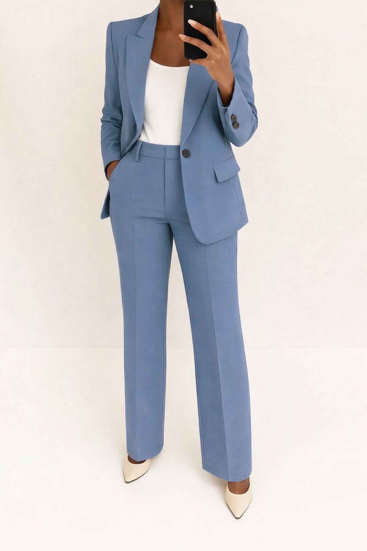 Miss | Tweedelige Set Dames Blazer + Broek Regular Fit – Co-ord Set