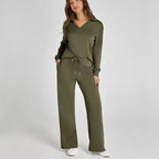 Miss | Loungeset Dames Off-Shoulder Wijde Broek
