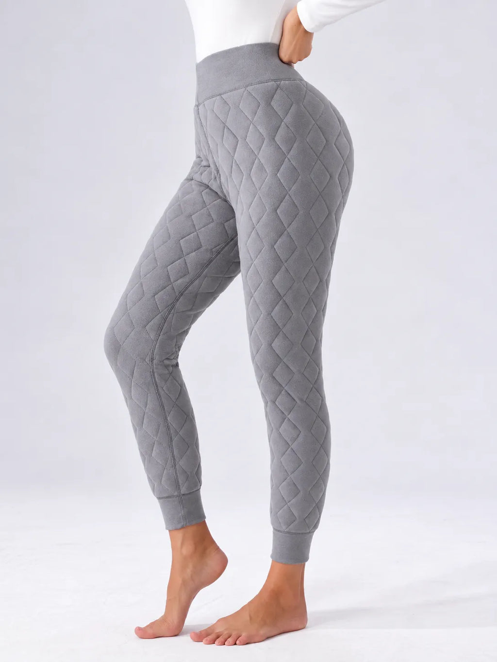 Miss | Broek Dames Gevoerd Nauwsluitend Gewatteerd Winterwarm - Wol