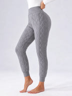 Miss | Broek Dames Gevoerd Nauwsluitend Gewatteerd Winterwarm - Wol
