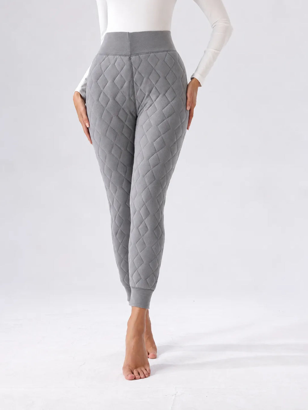 Miss | Broek Dames Gevoerd Nauwsluitend Gewatteerd Winterwarm - Wol
