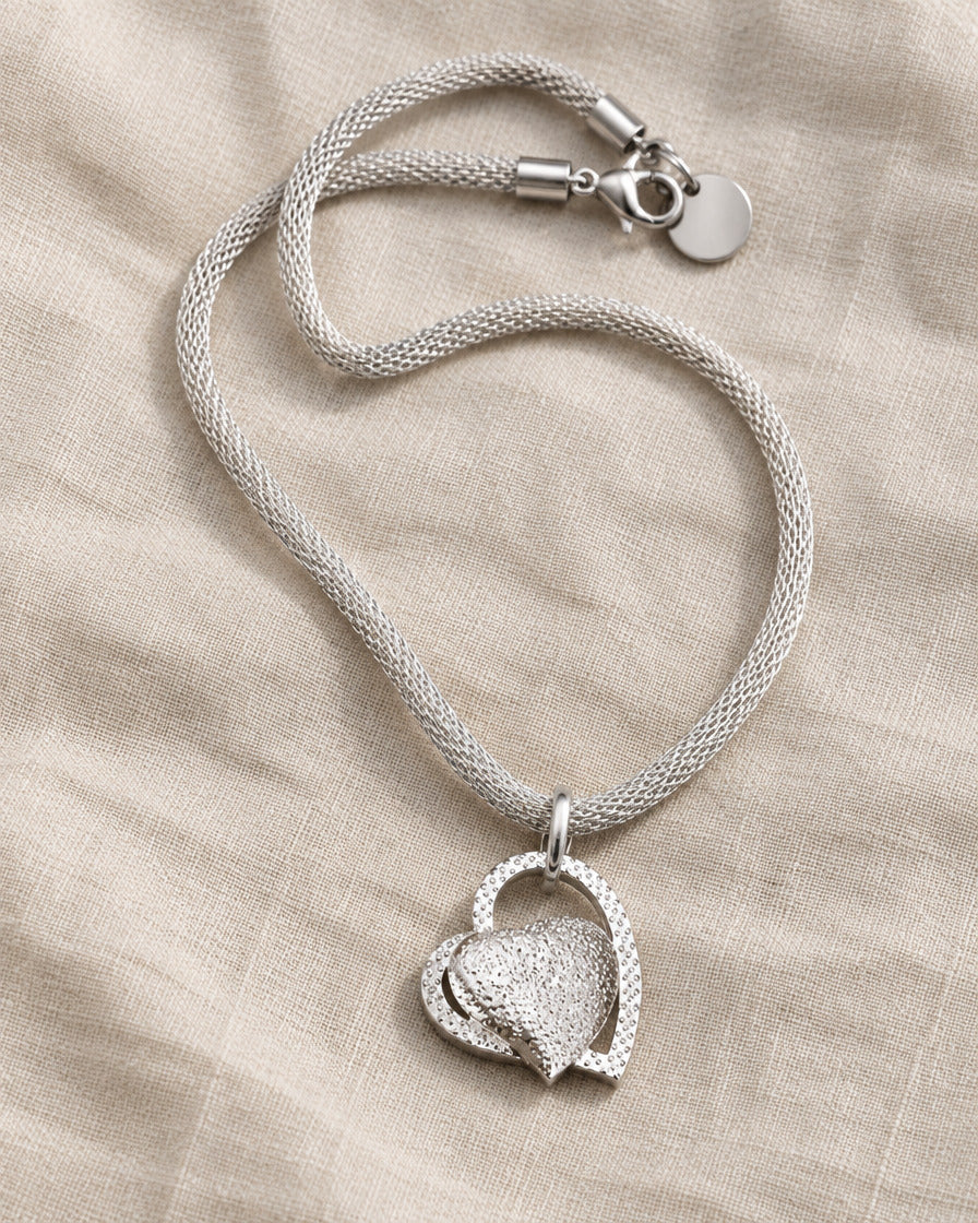 Miss | Ketting Dames Liefde Hanger Zilver