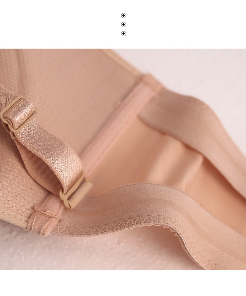 Strapless Underwear Women's Small Chest Thickened Gathered Up