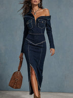 Miss Madera jurk dames