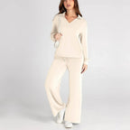 Miss | Loungeset Dames Off-Shoulder Wijde Broek