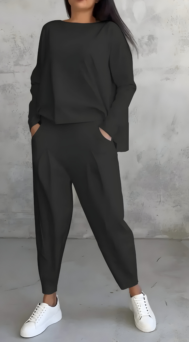 joggingpak dames Dames Loungeset Hoge Hals Zijrits