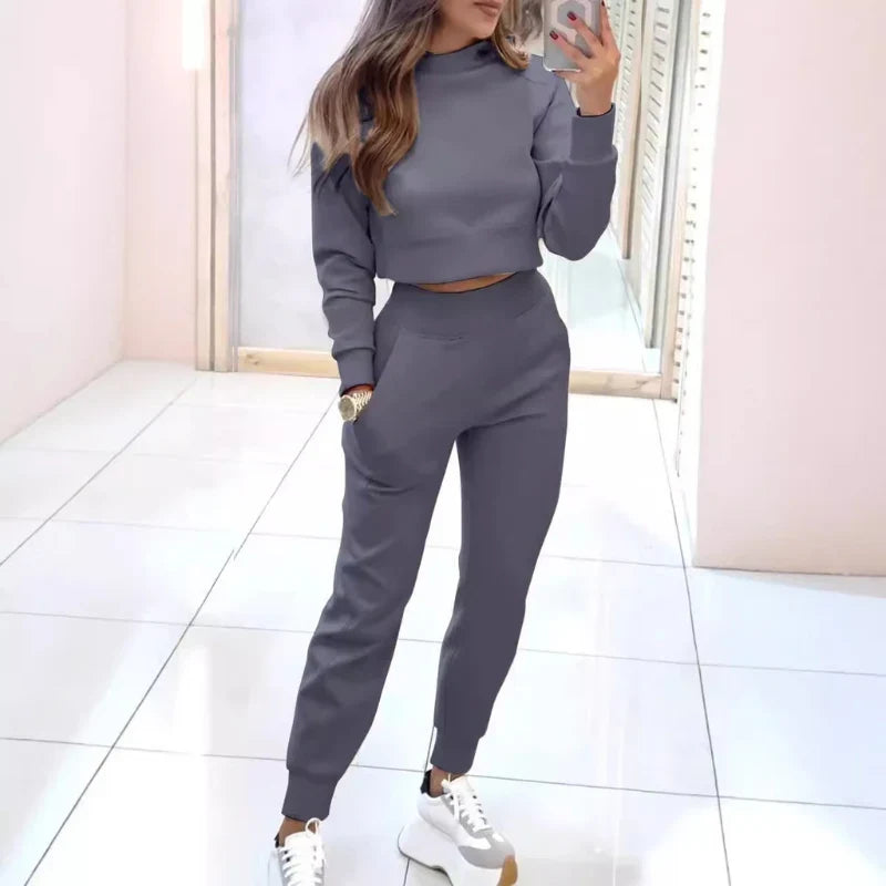 Miss | Trainingspak Dames Tweedelig Cropped Sweater