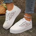 Sneakers Dames Brede Teenruimte Ergonomisch Voetbed
