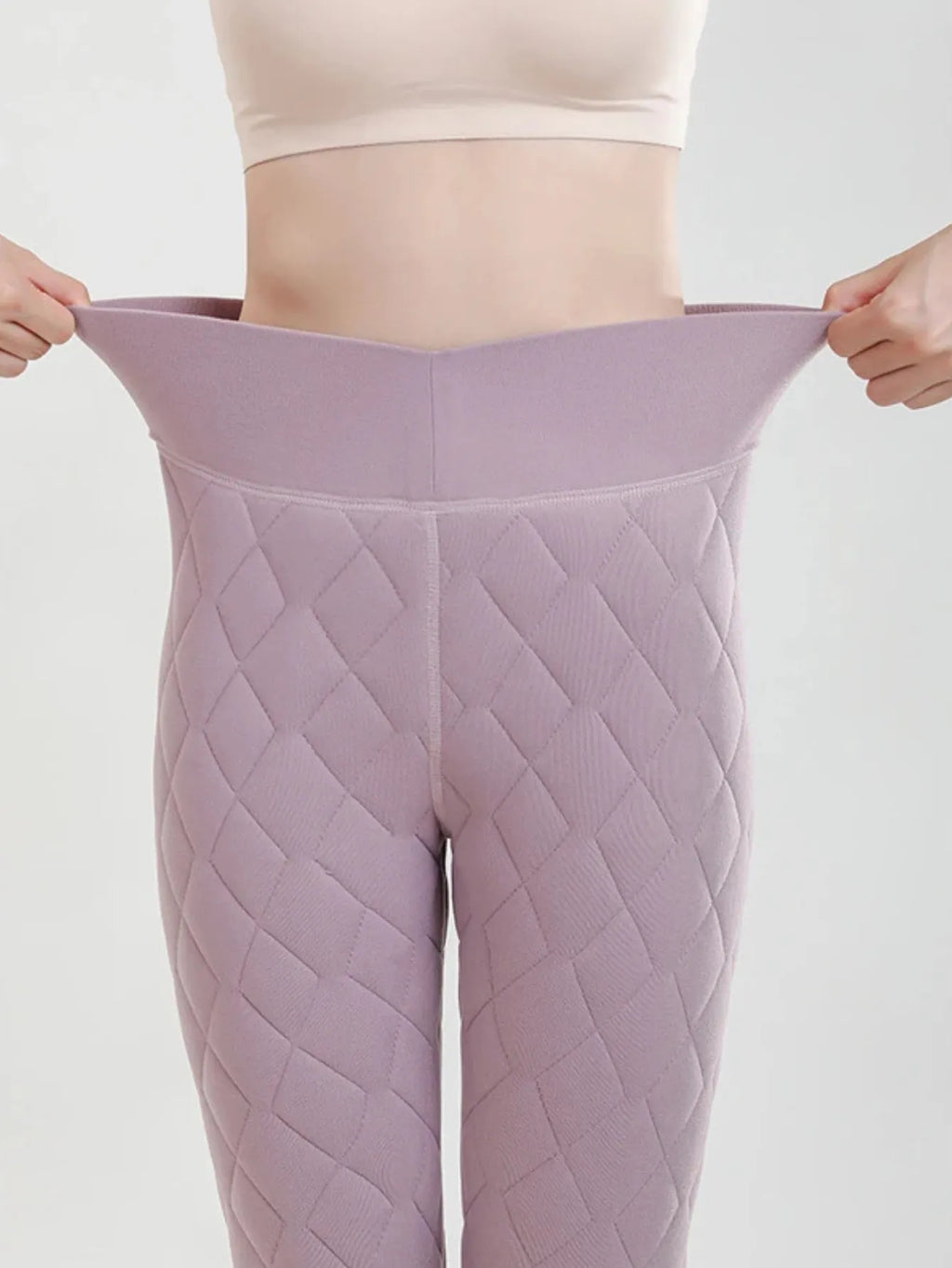 Miss | Broek Dames Gevoerd Nauwsluitend Gewatteerd Winterwarm - Wol