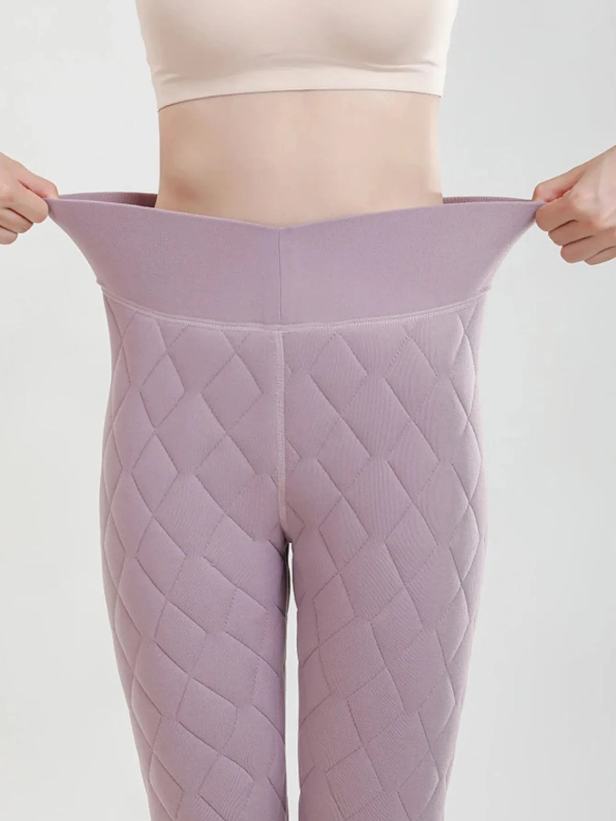 Miss | Broek Dames Gevoerd Nauwsluitend Gewatteerd Winterwarm - Wol