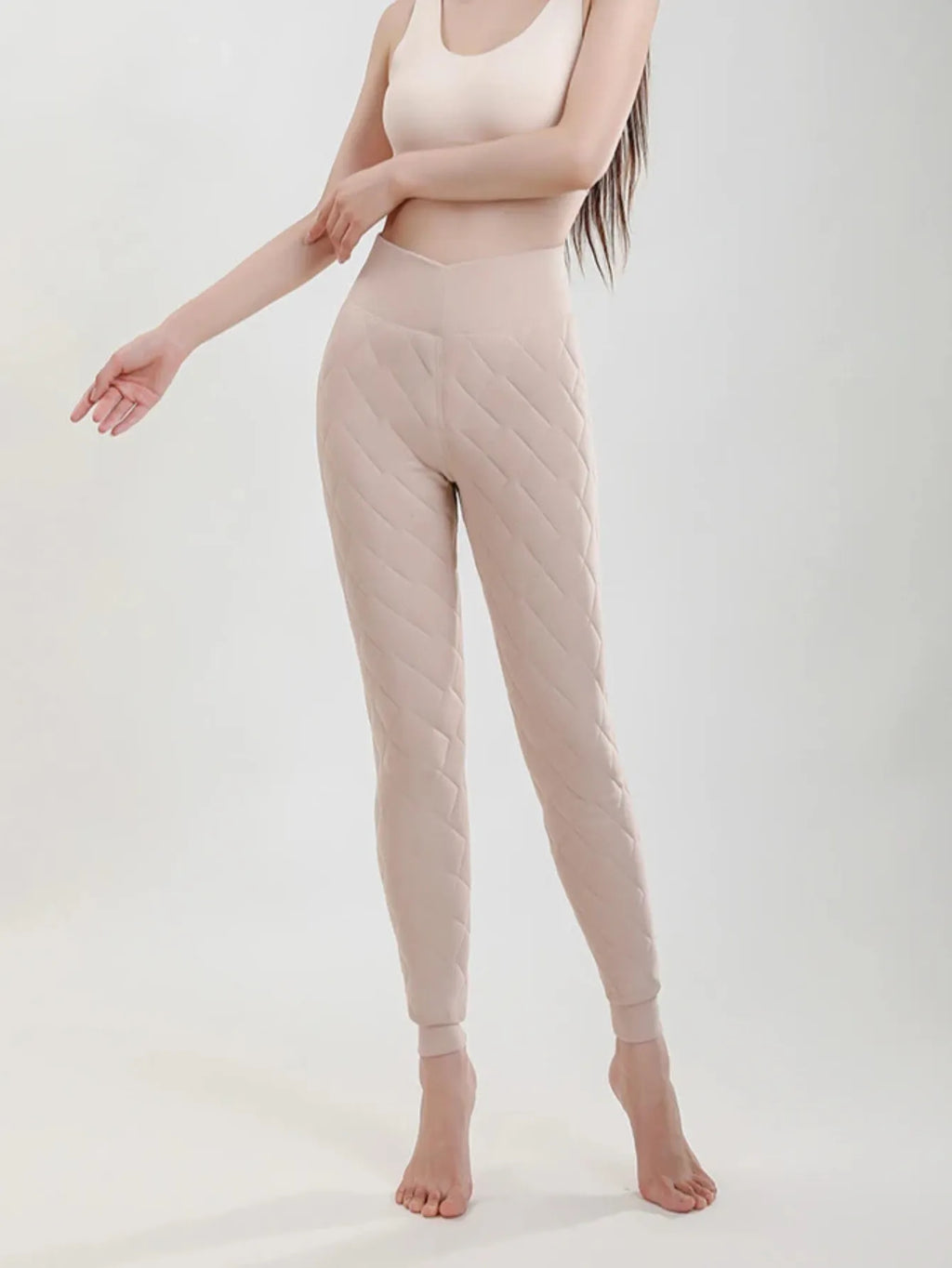 Miss | Broek Dames Gevoerd Nauwsluitend Gewatteerd Winterwarm - Wol