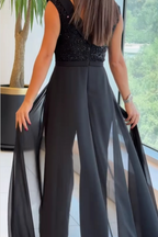 Jumpsuit Dames Mouwloos Gestructureerd Veelzijdig - Polyester