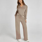 Miss | Loungeset Dames Off-Shoulder Wijde Broek