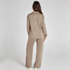 Miss | Loungeset Dames Off-Shoulder Wijde Broek