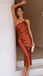 New Back Lace Up Slim Fit Fashion Mid-length Dress