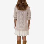 Jurk Dames Herfst/Winter Gebreid Midi - Gebreid