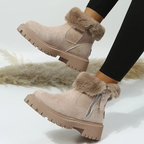 Laarzen Dames Warm Winter Stijlvol - Leer