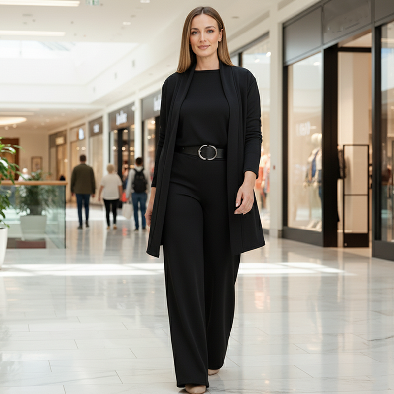 Driedelige Set Dames Gestructureerd – Co-ord Set