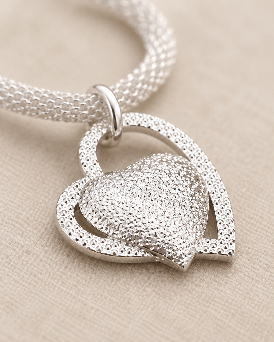 Miss | Ketting Dames Liefde Hanger Zilver