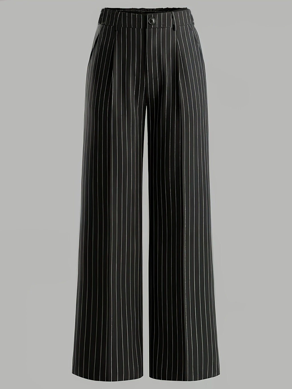 Miss | Pantalon Dames Krijtstreep Hoge Taille Rechte Pijp