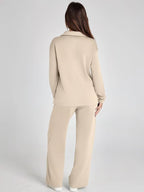 Tweedelige Set Dames Lange Mouwen Relaxed – Co-ord Set