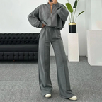 Tweedelige Set Dames Sweater en Broek Relaxed – Co-ord Set