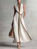 Miss | Jurk Dames Midi - Linnen