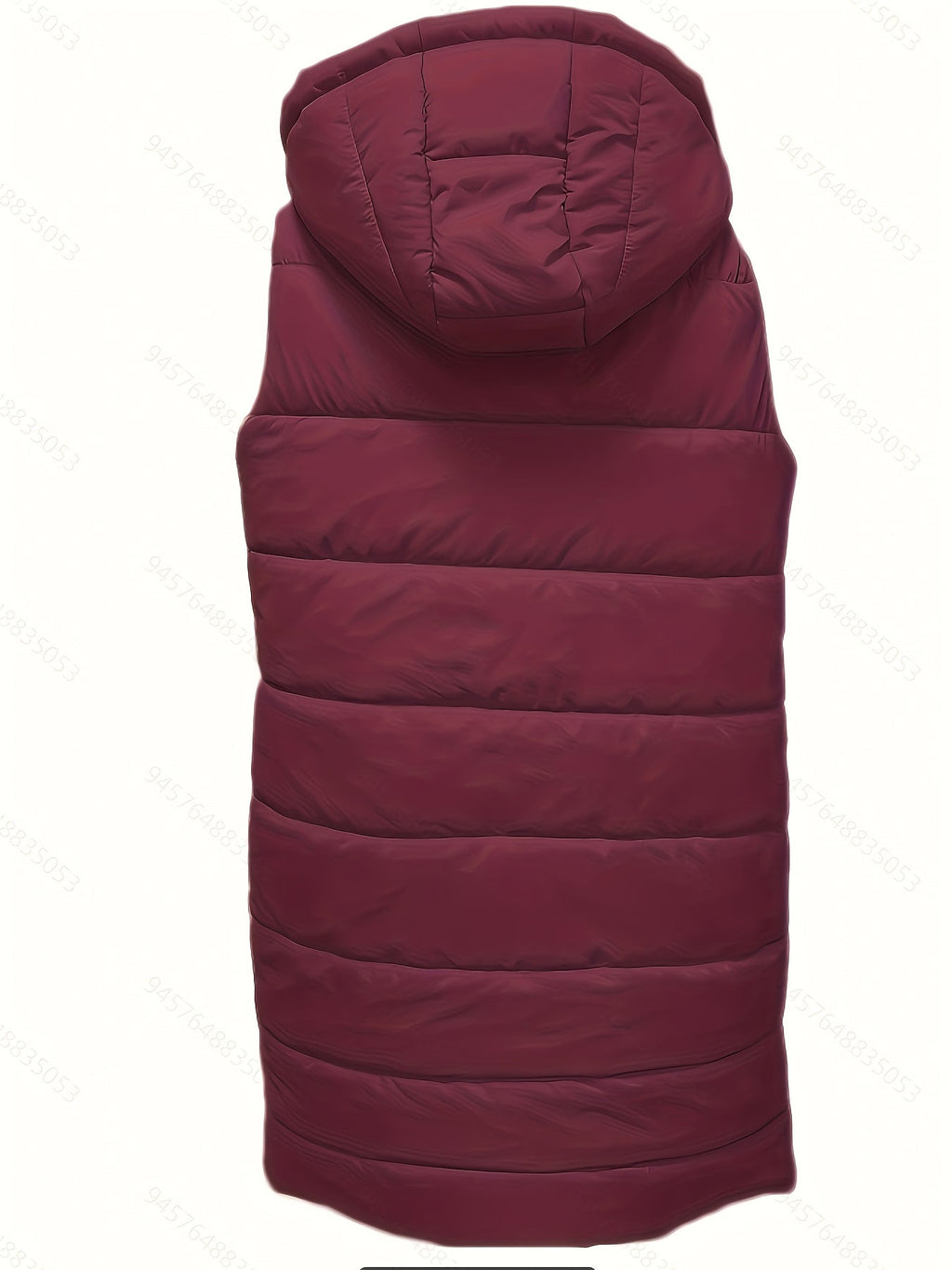 Miss | Bodywarmer Dames Lang Gewatteerd Capuchon Losvallend