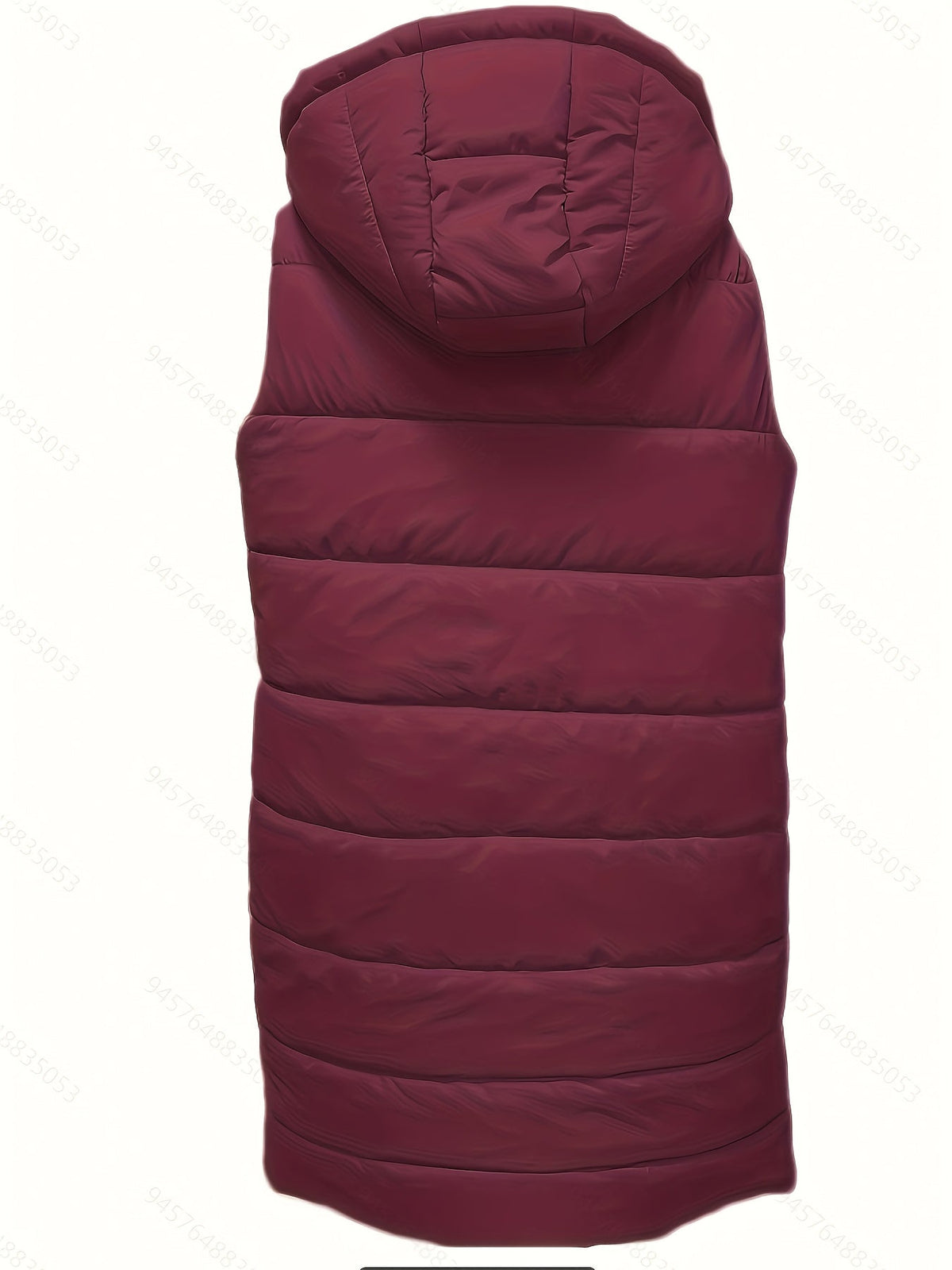 Miss | Bodywarmer Dames Lang Gewatteerd Capuchon Losvallend