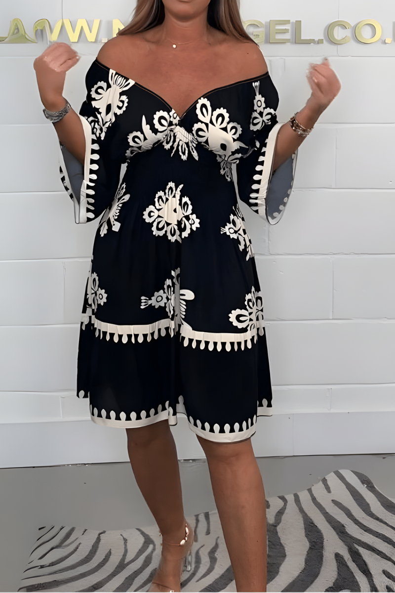 Jurk Dames Zomerse Boho-Stijl - Polyester