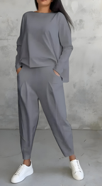 joggingpak dames Dames Loungeset Hoge Hals Zijrits