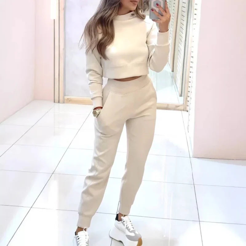 Miss | Trainingspak Dames Tweedelig Cropped Sweater