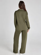 Tweedelige Set Dames Lange Mouwen Relaxed – Co-ord Set