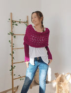 Sjaal Dames Gebreid Boho Omslagdoek
