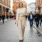 Driedelige Set Dames Gestructureerd – Co-ord Set