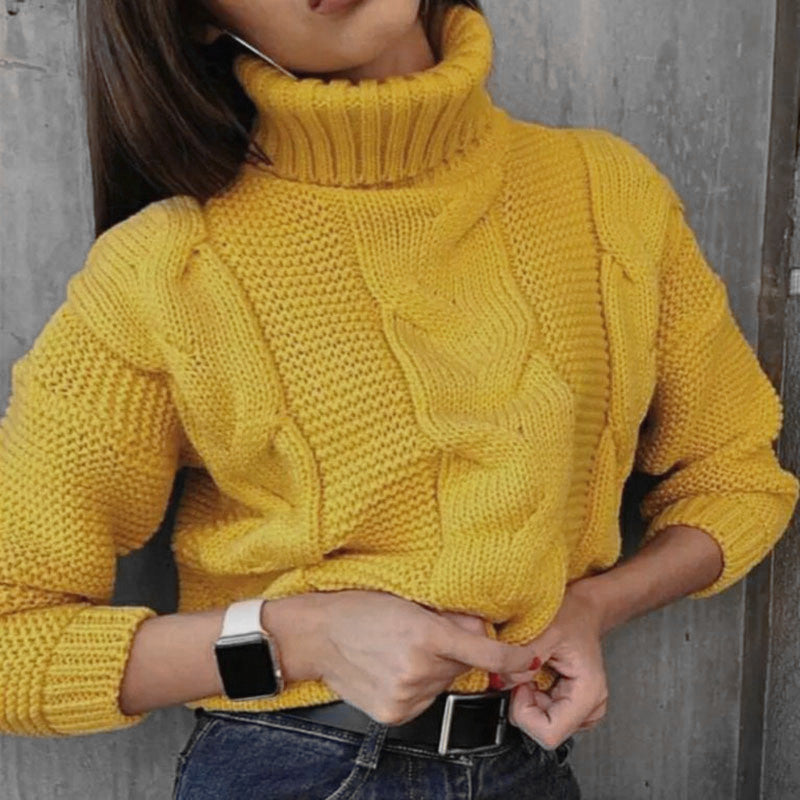 Trui Dames Coltrui Kabelbreisel Relaxed Fit
