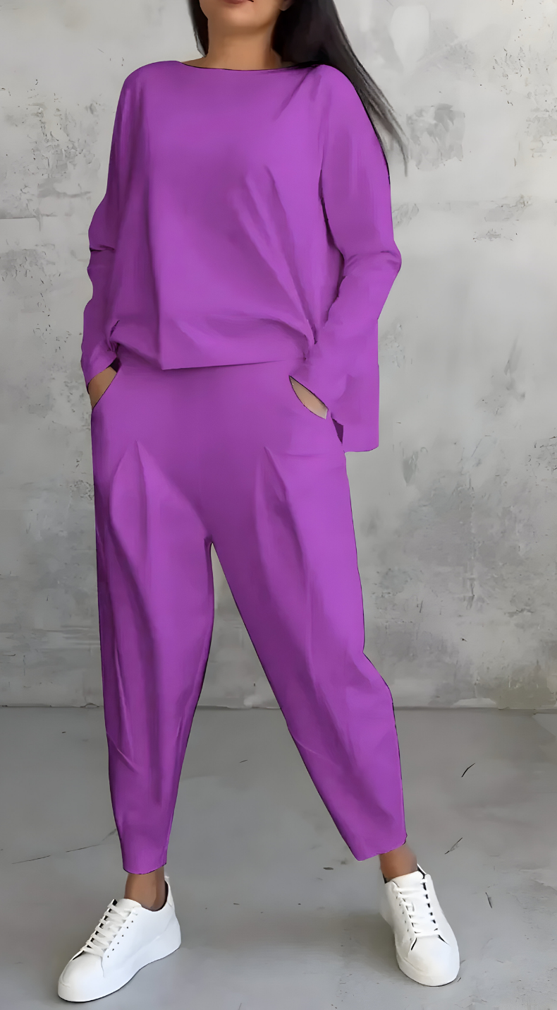 joggingpak dames Dames Loungeset Hoge Hals Zijrits