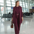 Driedelige Set Dames Gestructureerd – Co-ord Set