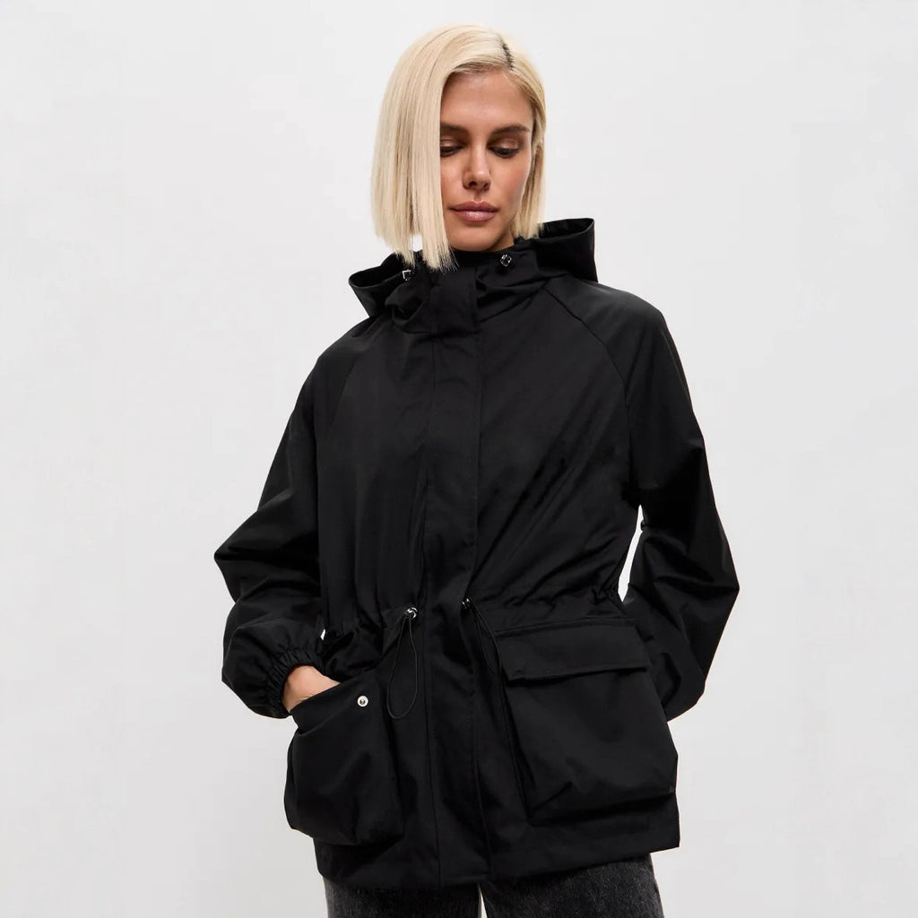 Jas Dames Capuchon Waterafstotend Loose Fit Outdoor