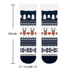 Sokken Dames Kerst Winter Geborduurd