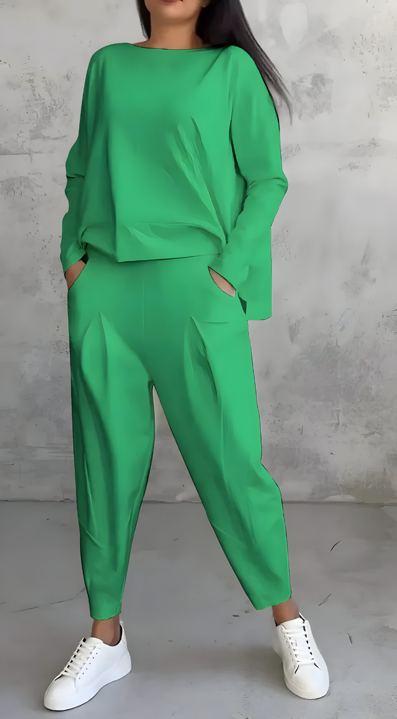joggingpak dames Dames Loungeset Hoge Hals Zijrits