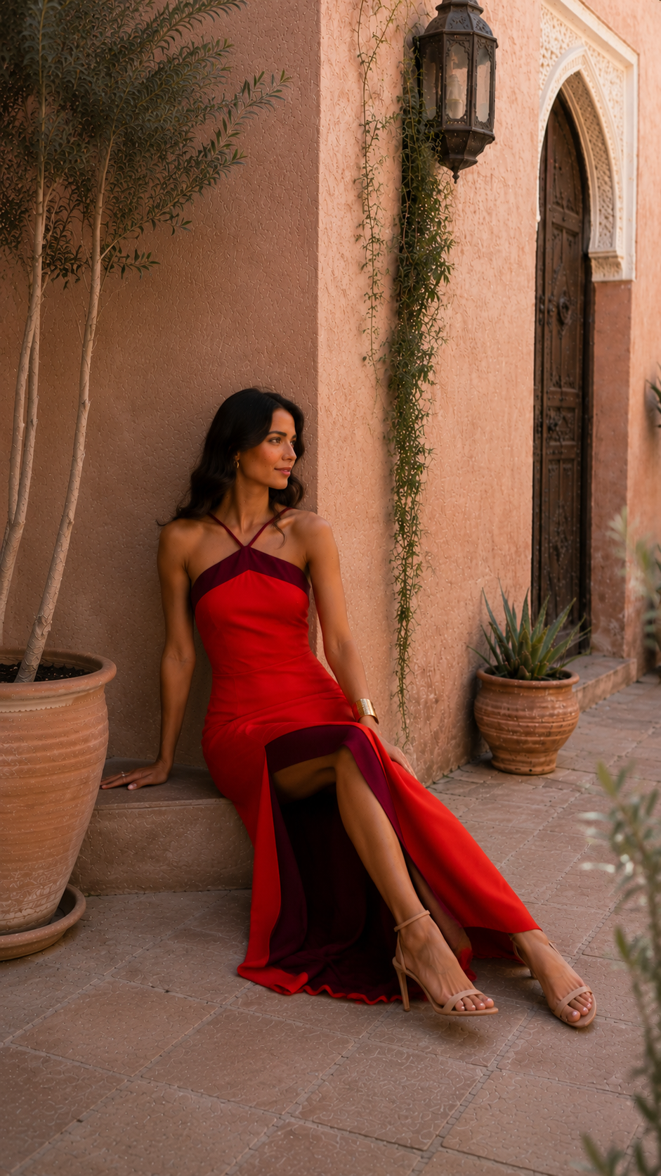 Miss Madera jurk dames