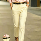 Miss | Broek Dames Slim-Fit Hoge Taille Taps Toelopende Pijpen